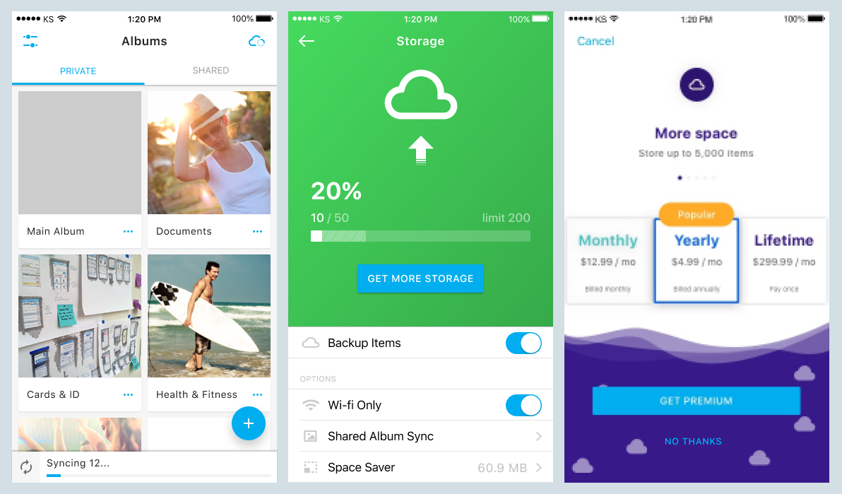 backup and sync changes